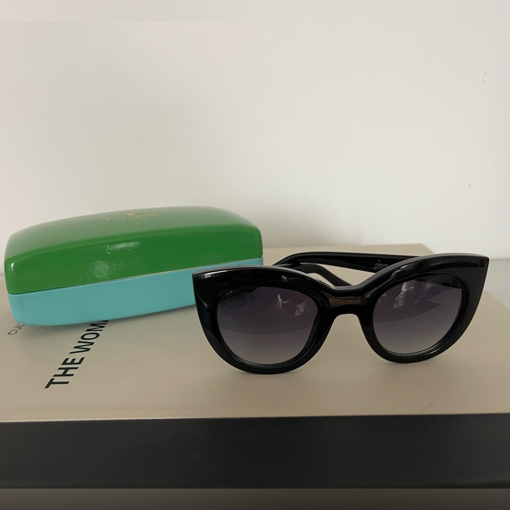 Kate Spade Black Cat-Eye Sunglasses